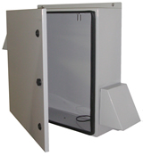 BW-1248-FC outdoor, NEMA 3R, fan-cooled enclosure from Mier Products